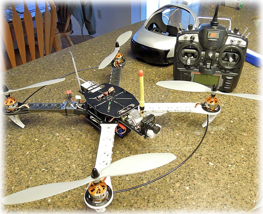 Video equipped model airplane